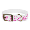 Wx Icon (White/Pink) Dog Collar