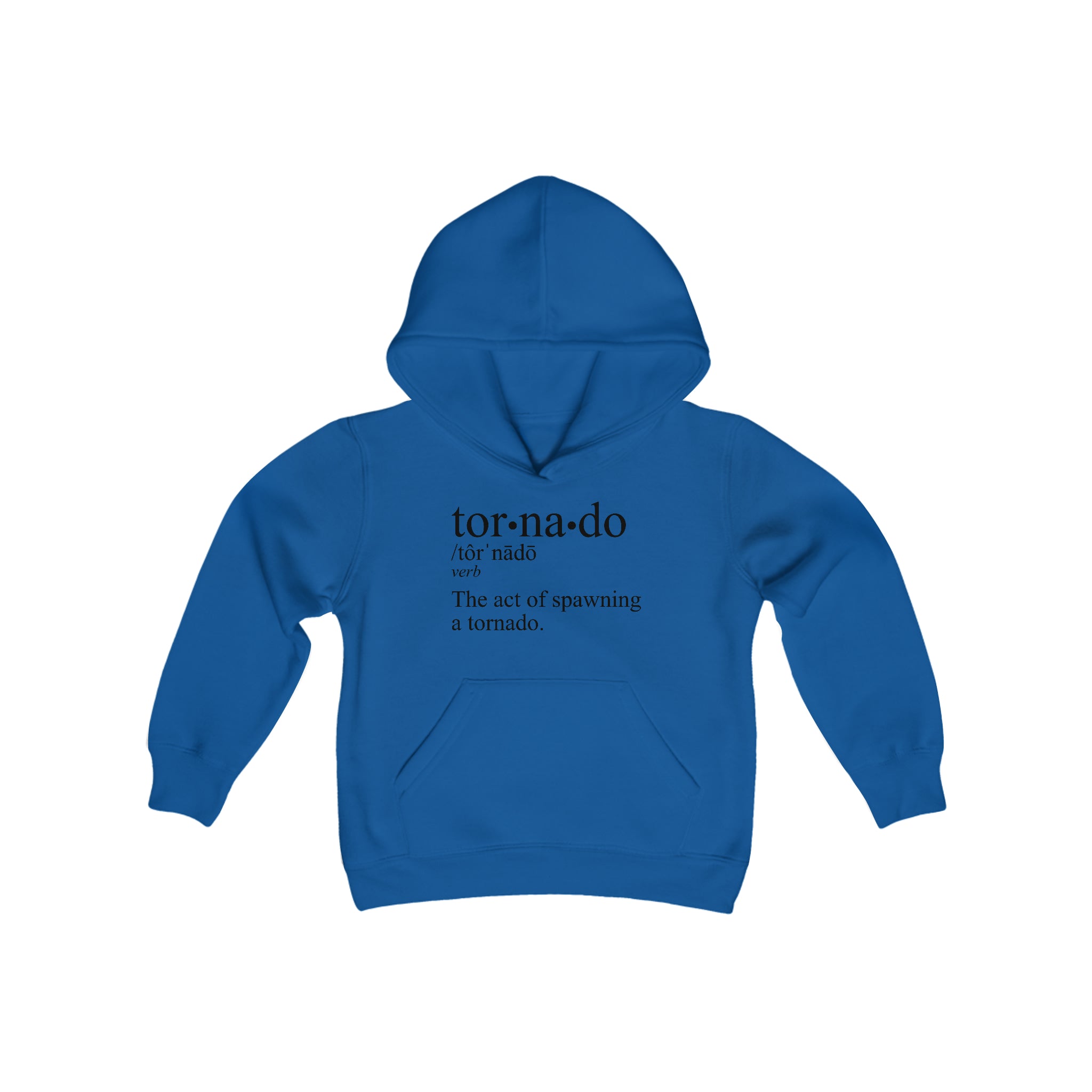 Tornado is a Verb Children's Hoodie 