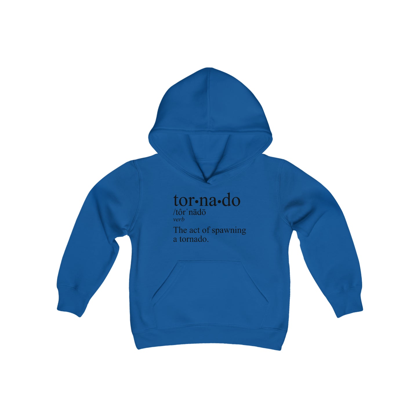 Tornado is a Verb Children's Hoodie