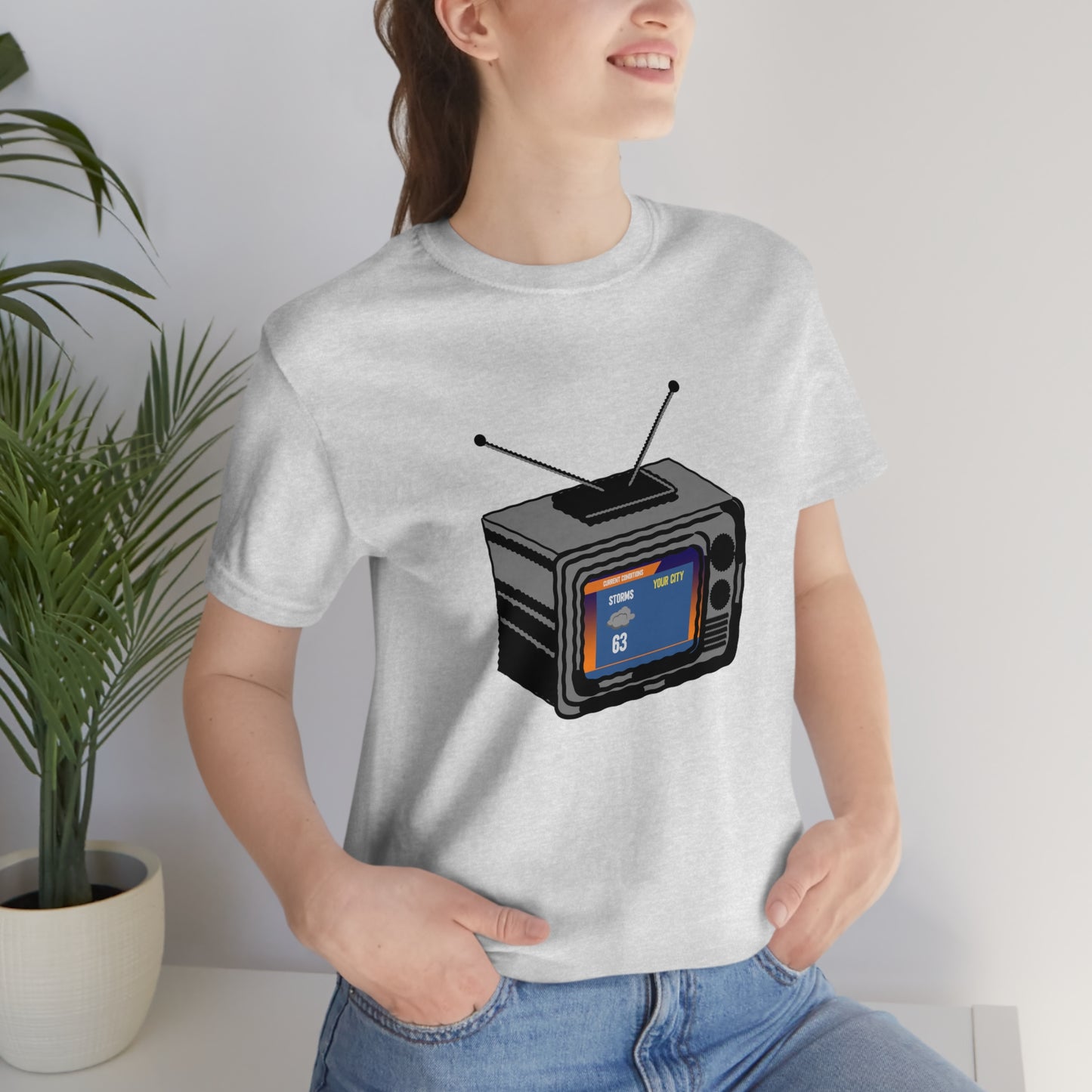 Retro TV Forecast Tee