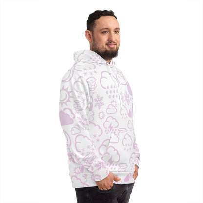 Sudadera con capucha Wx Icon (blanco/rosa) 