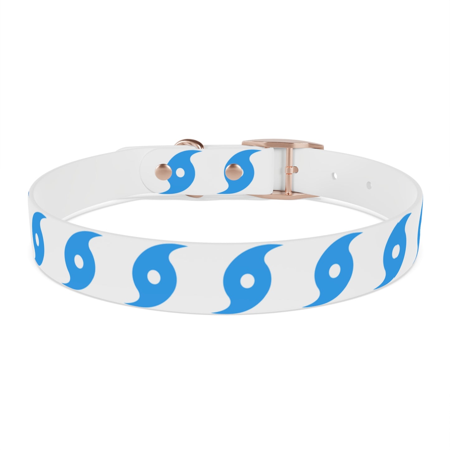 Hurricane Icon (Blue) Dog Collar