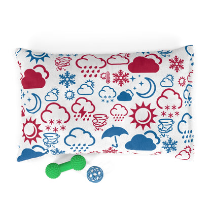 Wx Icon (Red/Blue) Pet Bed