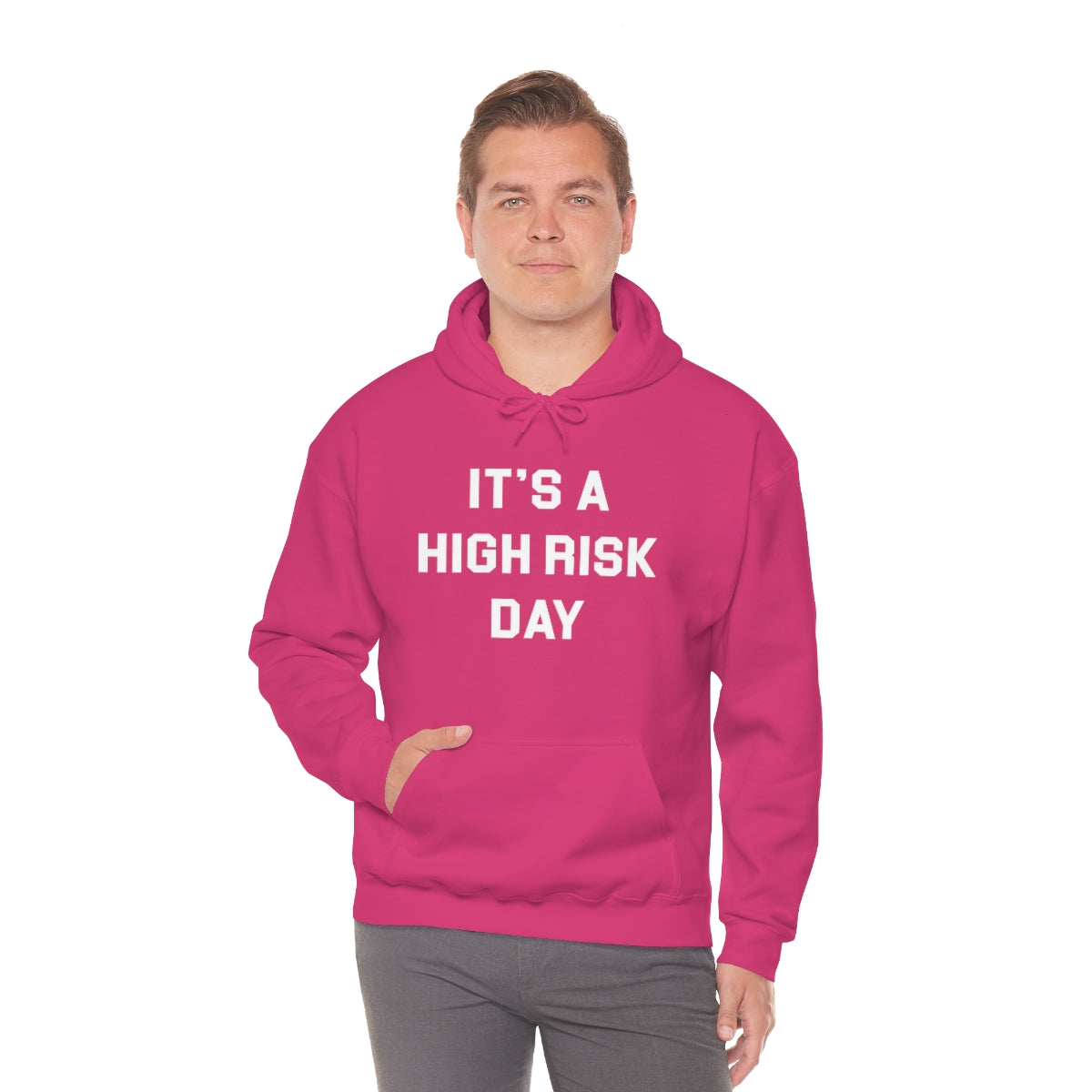 Sudadera con capucha de día de alto riesgo 