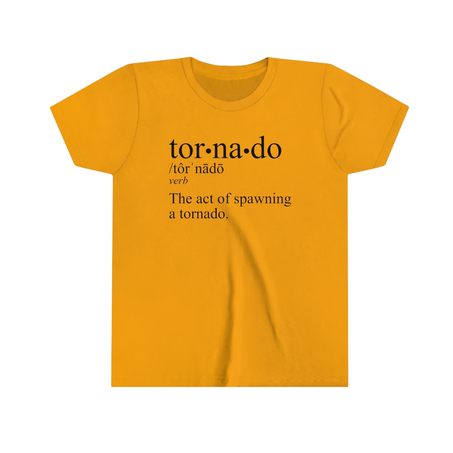 Tornado is a Verb Kids Tee