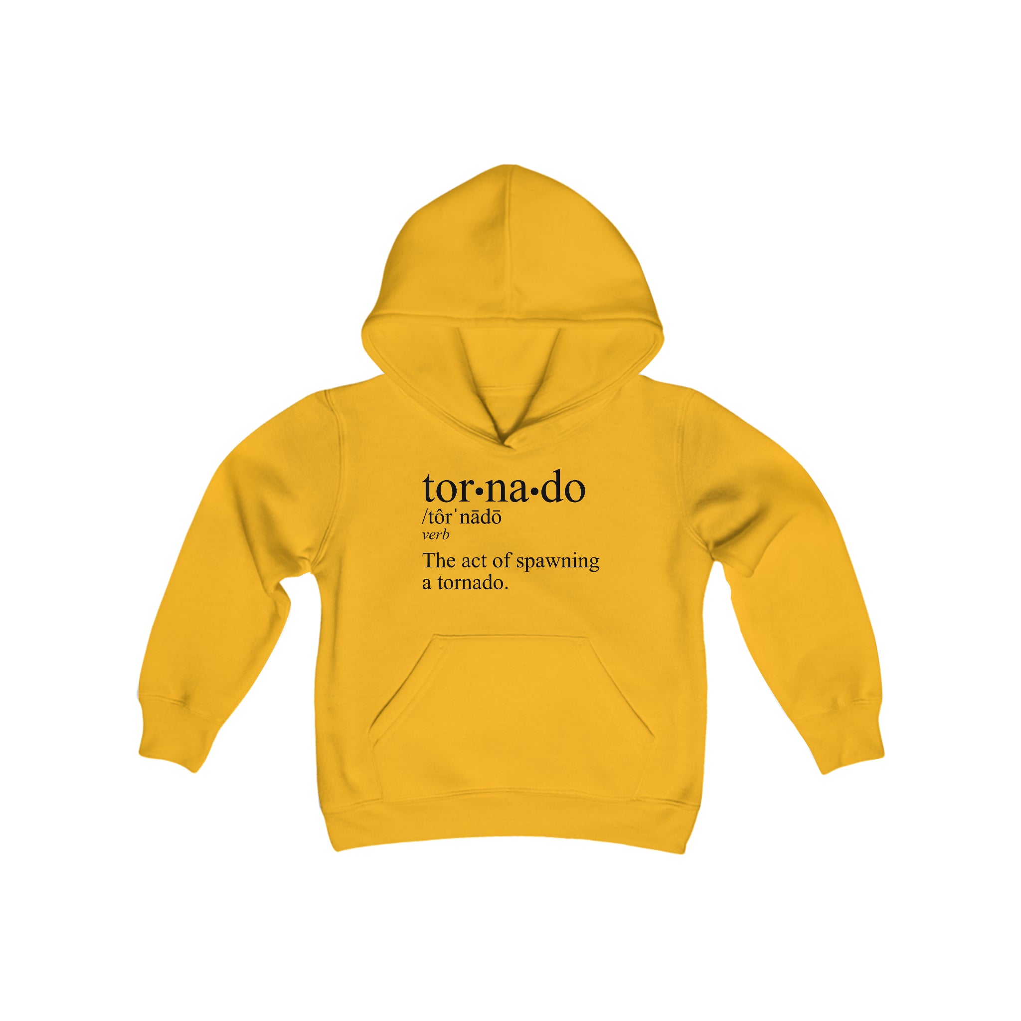 Tornado is a Verb Children's Hoodie 