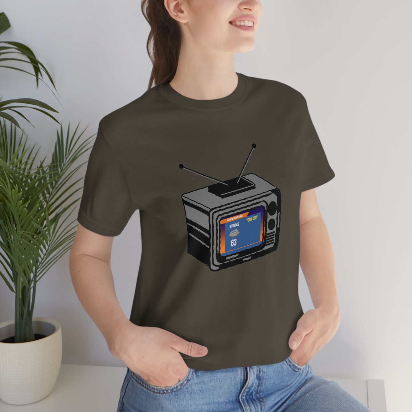 Retro TV Forecast Tee