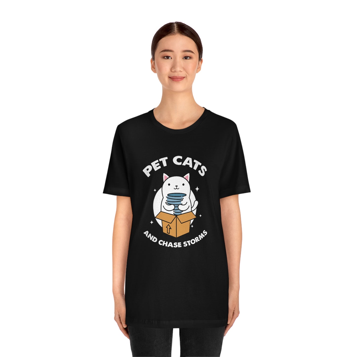 Pet Cats and Chase Storms Tee