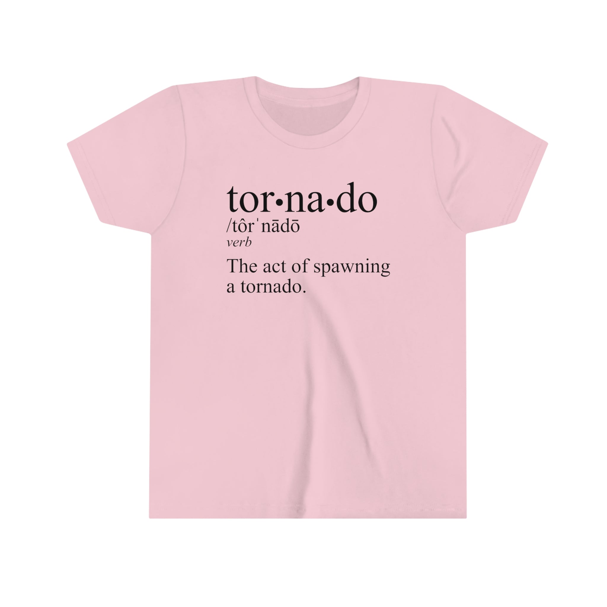 Tornado is a Verb Kids Tee 