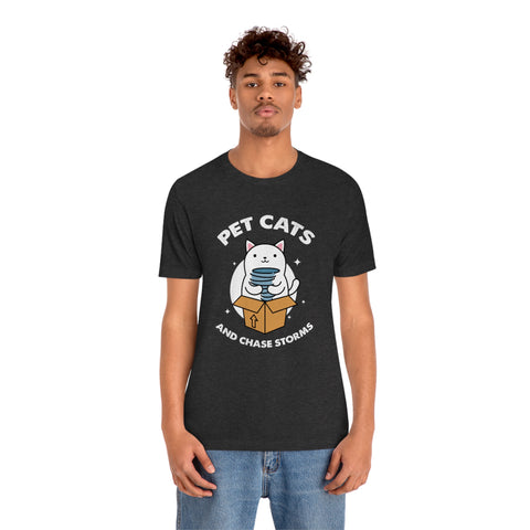 Pet Cats and Chase Storms Tee