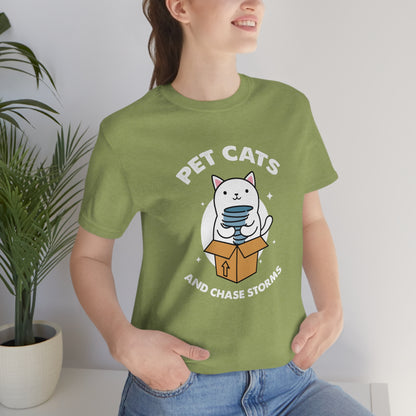 Pet Cats and Chase Storms Tee