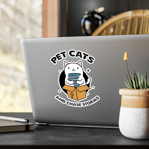 Pet Cats and Chase Storms Vinyl Decal