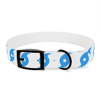 Hurricane Icon (Blue) Dog Collar