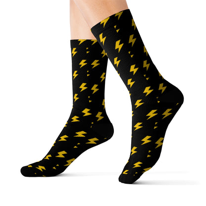 Rayo (negro/amarillo) Calcetines 