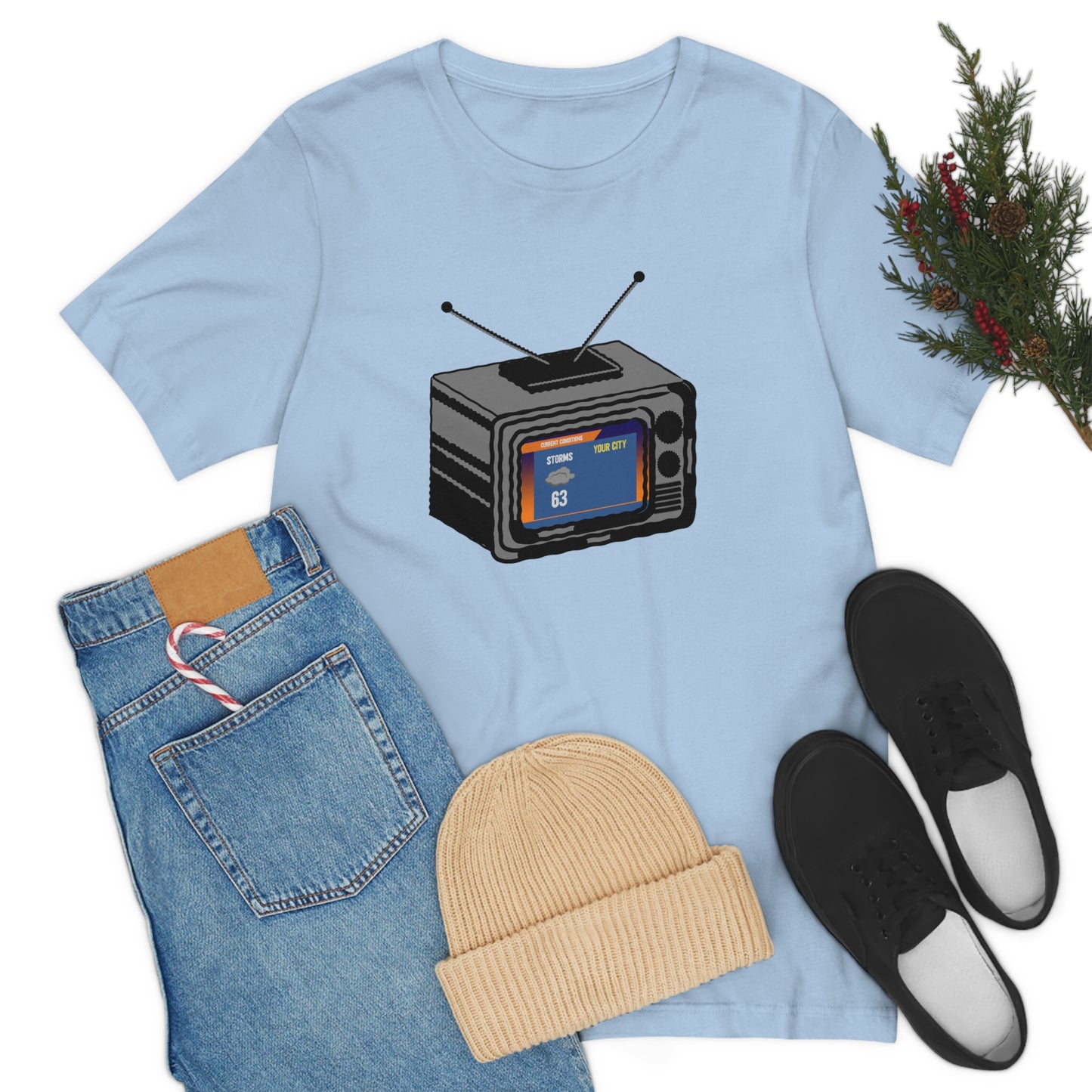 Retro TV Forecast Tee