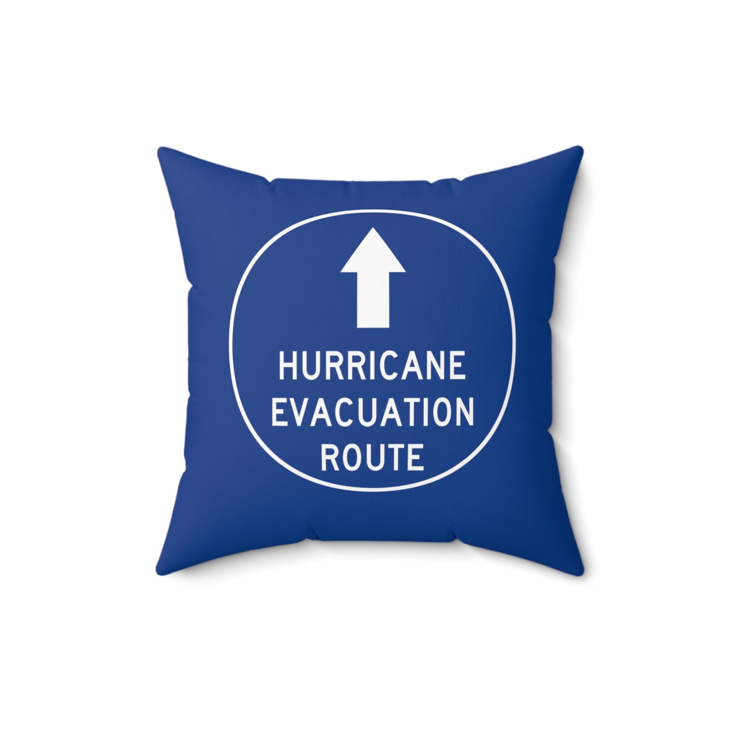 Hurricane Evacuation Route Throw Pillow