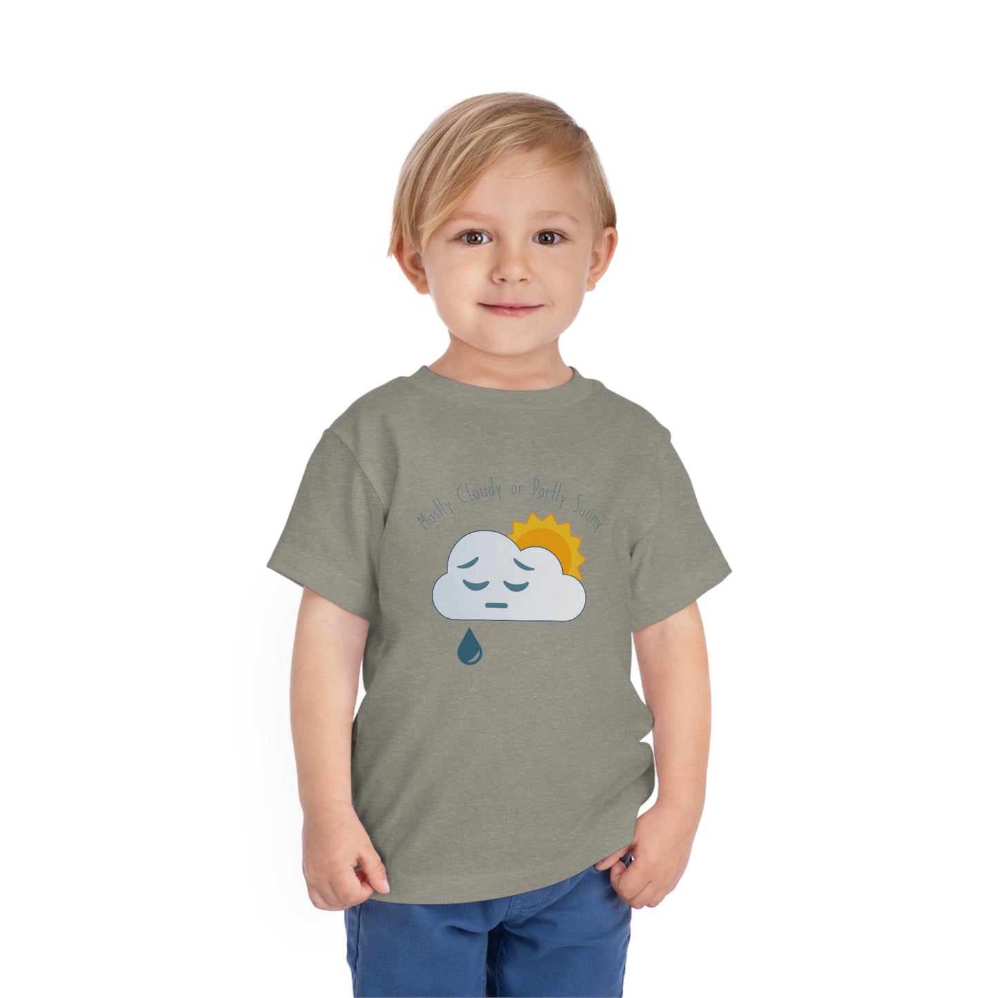 Mostly Cloudy Toddler Tee