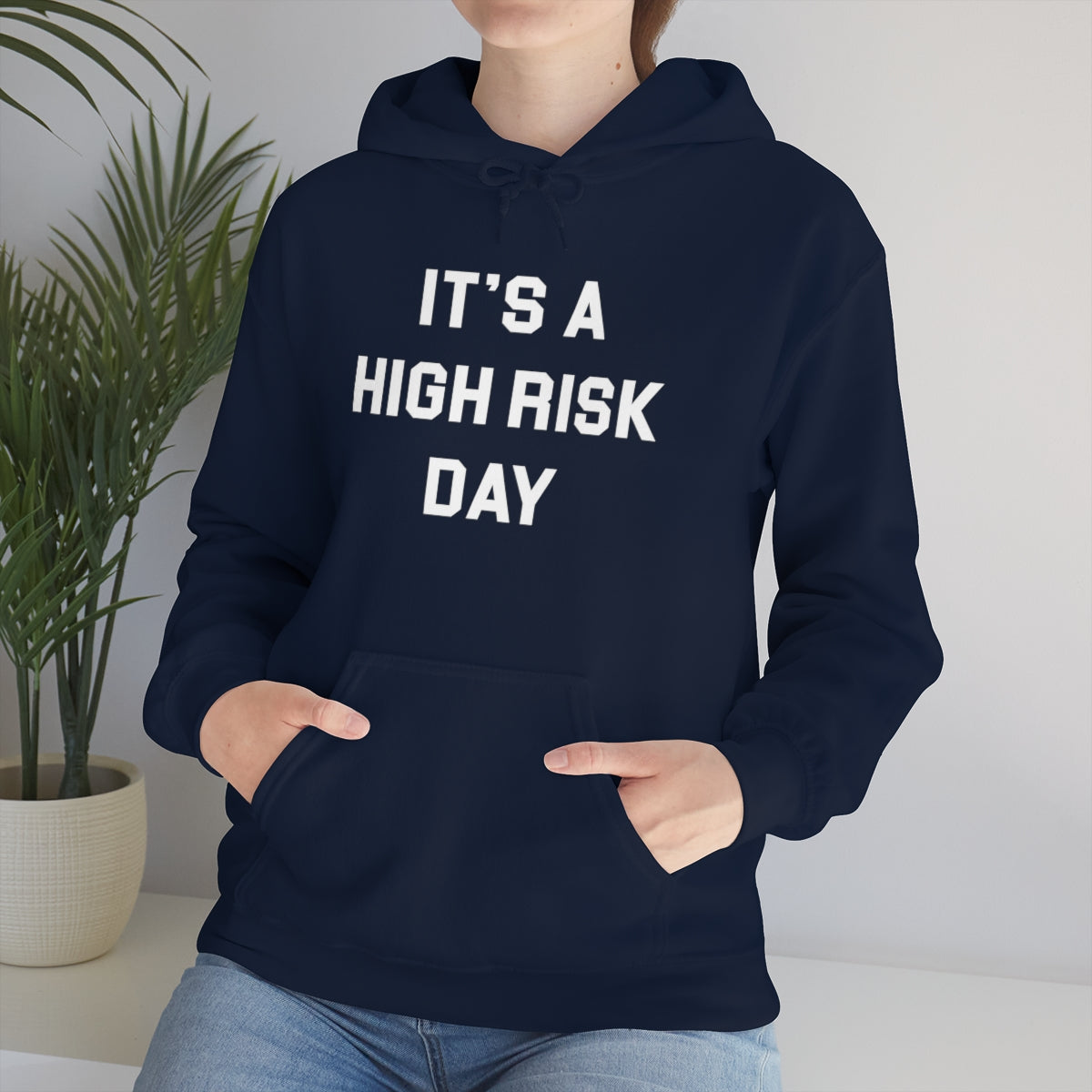 Sudadera con capucha de día de alto riesgo 