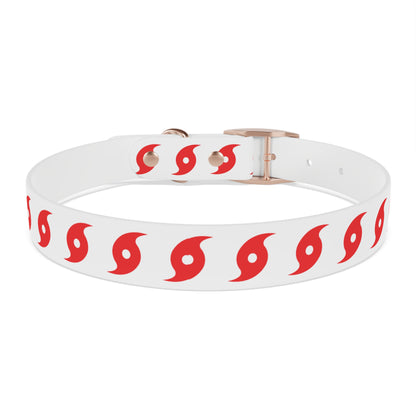 Hurricane Icon (Red) Dog Collar