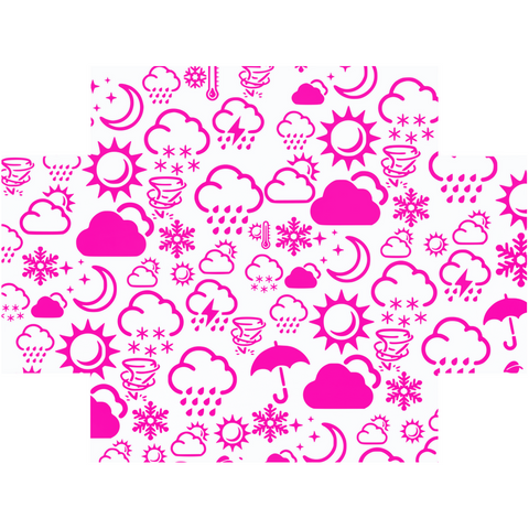 Wx Icon (Pink) Crib Sheet