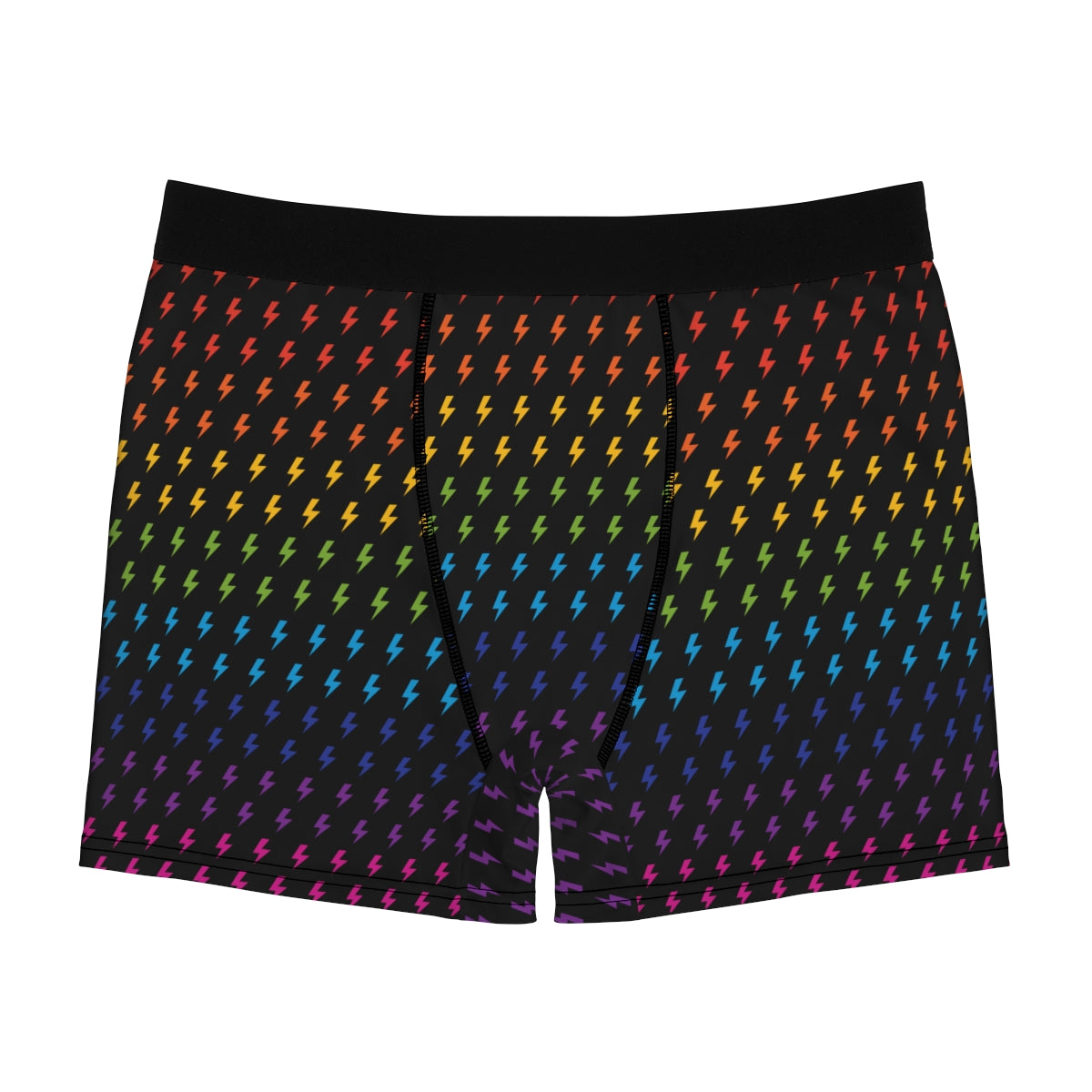 Lightning (Black/Rainbow) Boxer Briefs