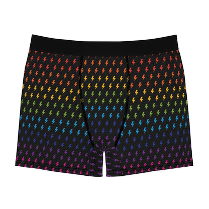 Lightning (Black/Rainbow) Boxer Briefs