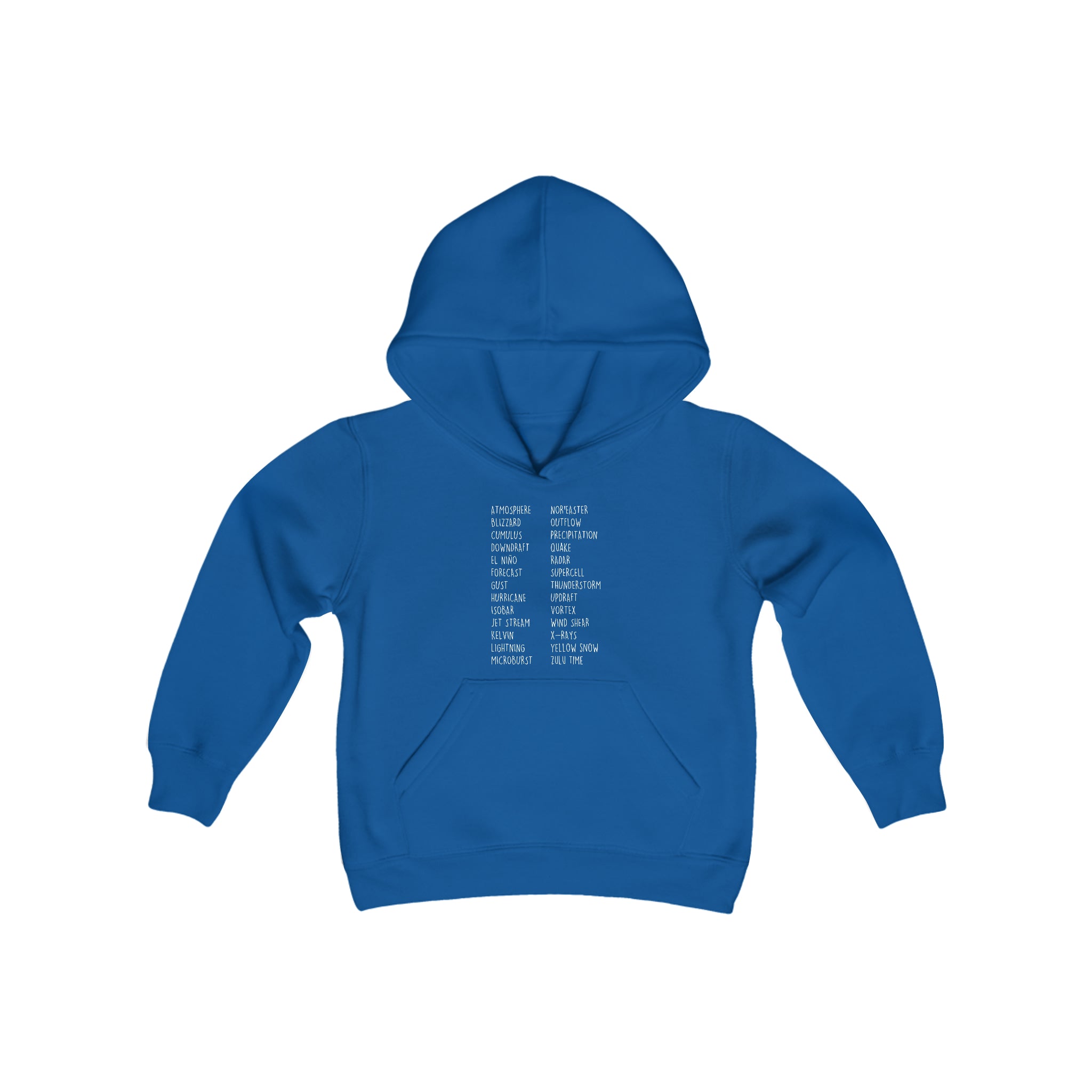 Weather ABCs Children's Hoodie 