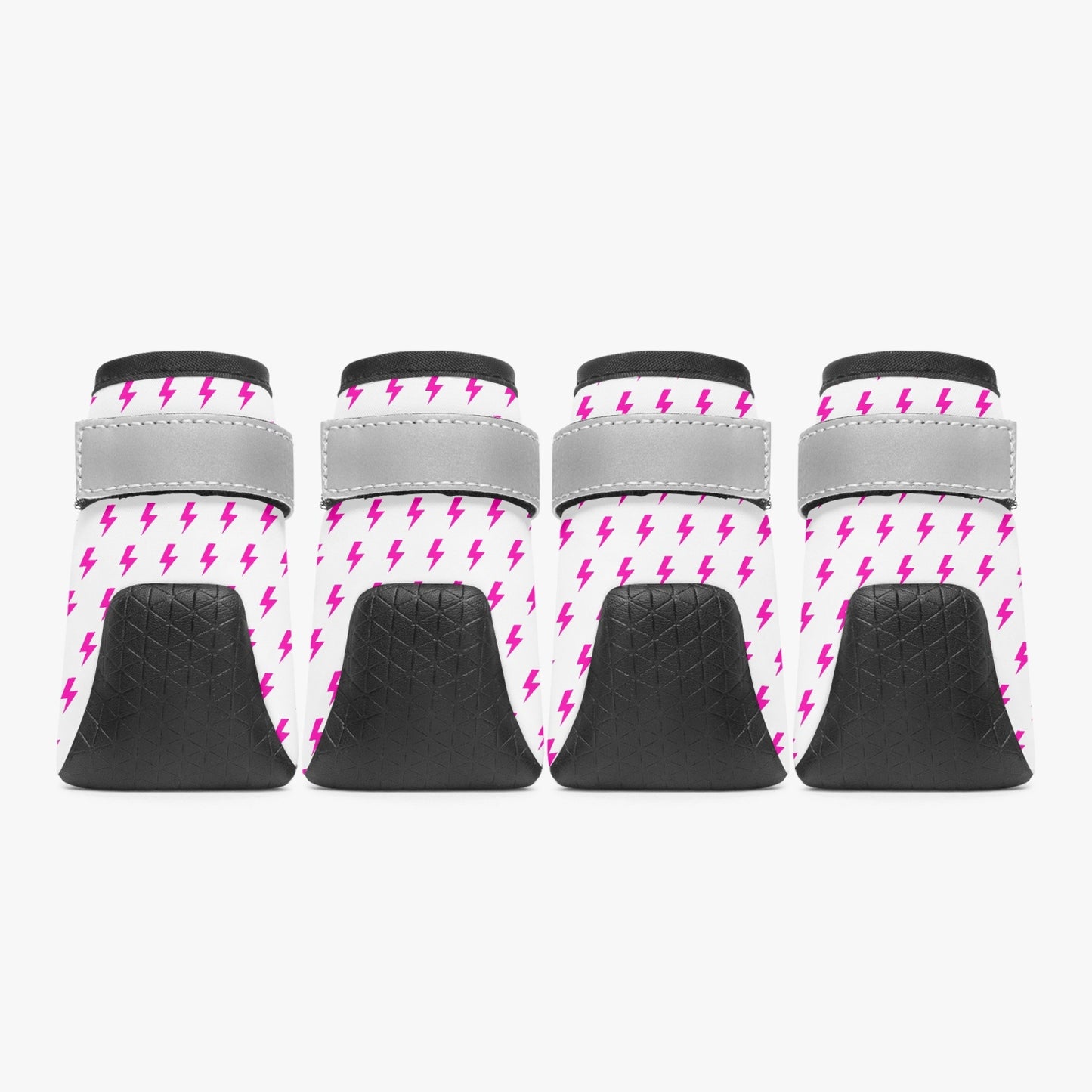 Lighting (White/Pink) Dog Booties