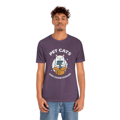 Pet Cats and Chase Storms Tee