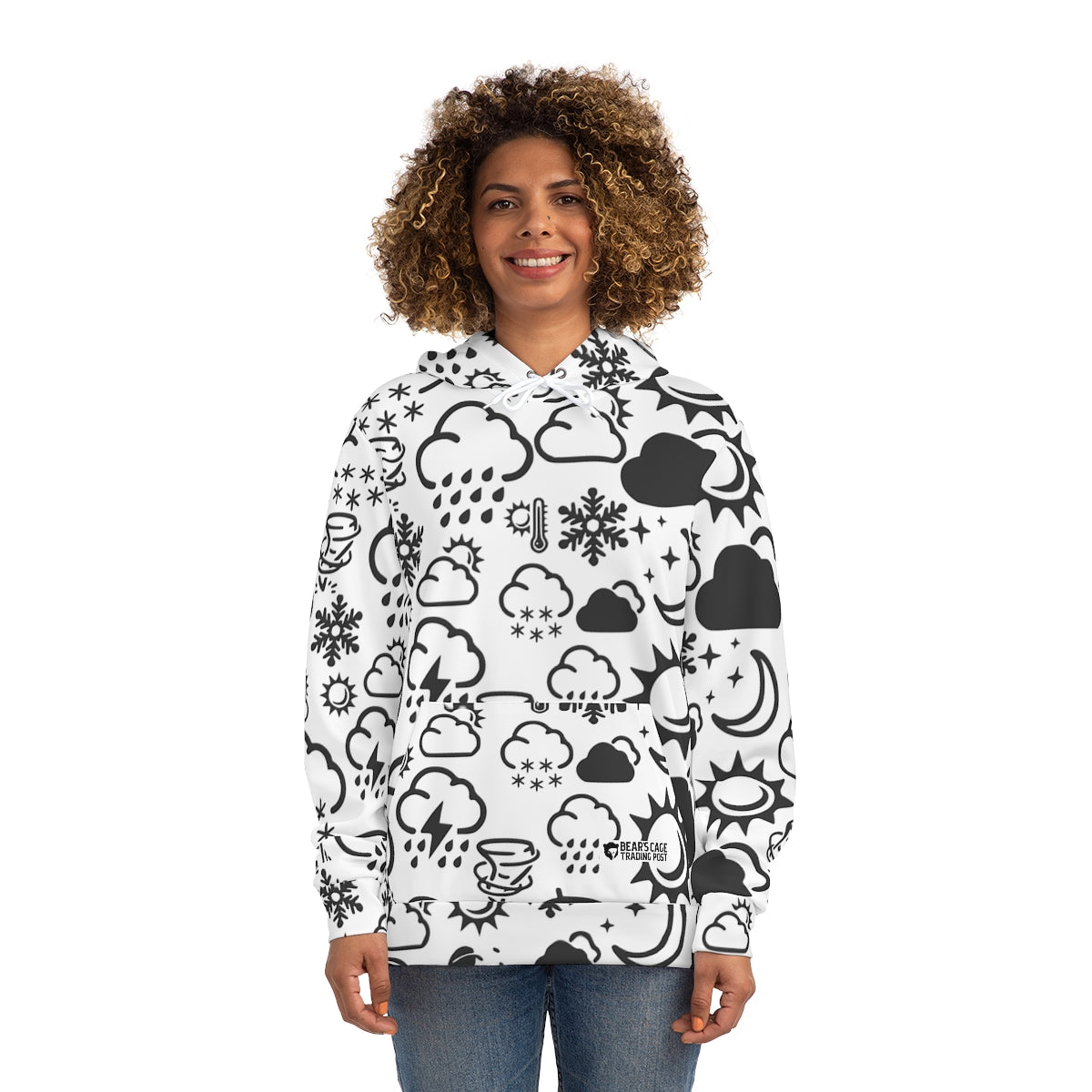 Wx Icon (Blanc/Noir) Sweat à capuche 