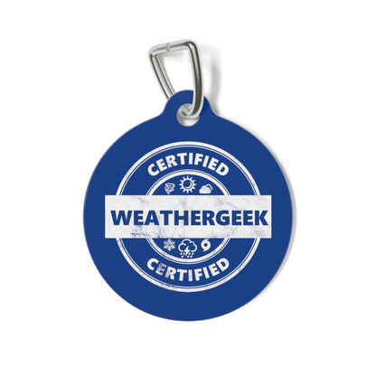 Certified Weathergeek Pet Tag