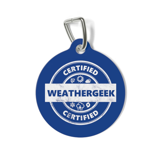 Certified Weathergeek Pet Tag