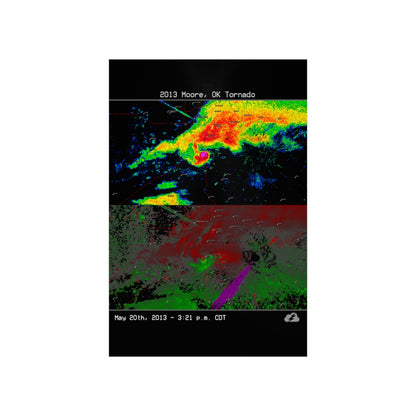 Moore, OK 2013 Tornado Poster