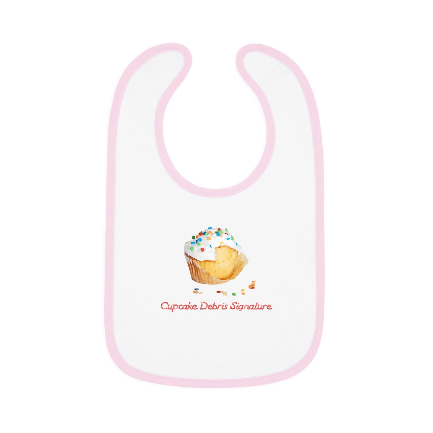 Cupcake Debris Signature Bib