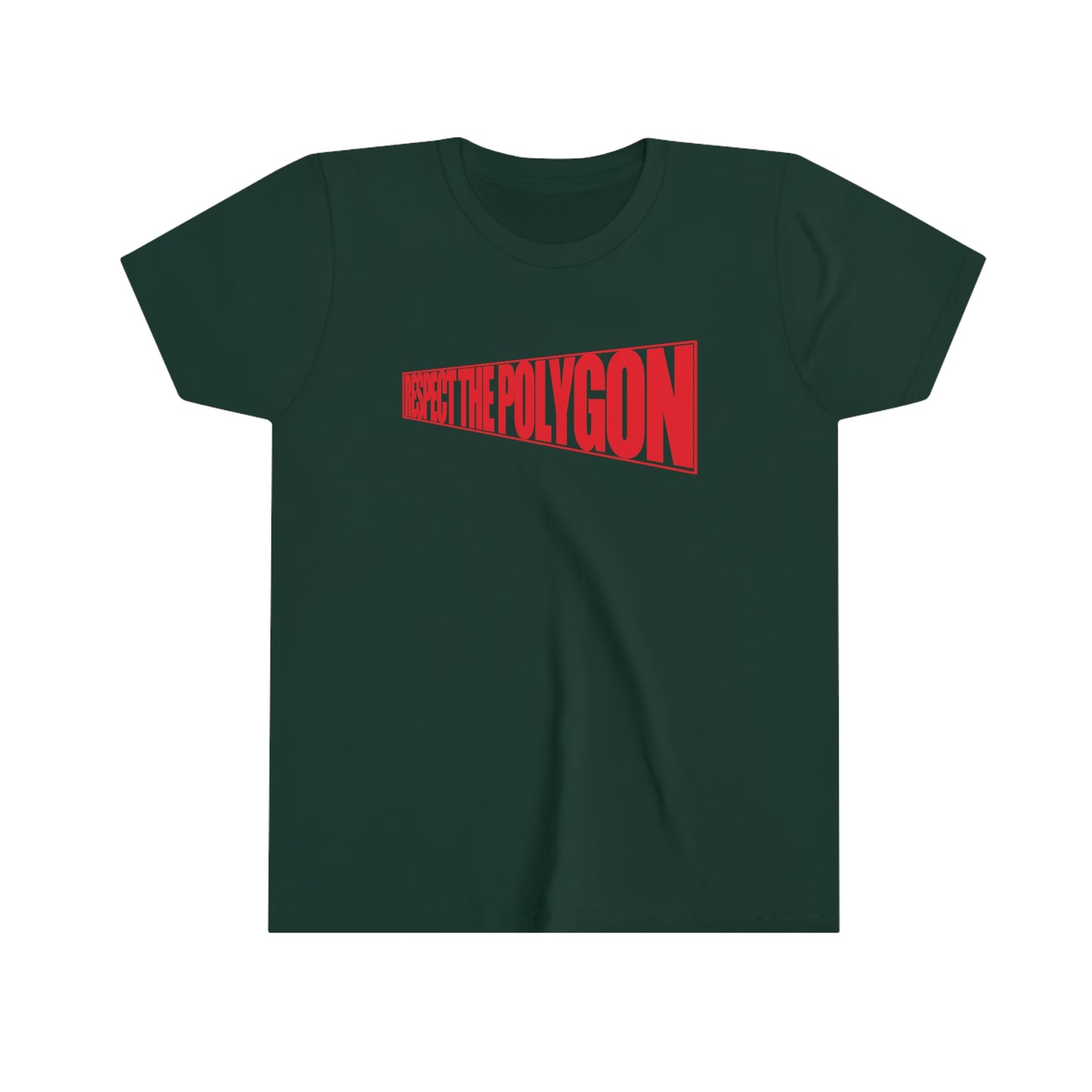 Respect The Polygon Kids Tee