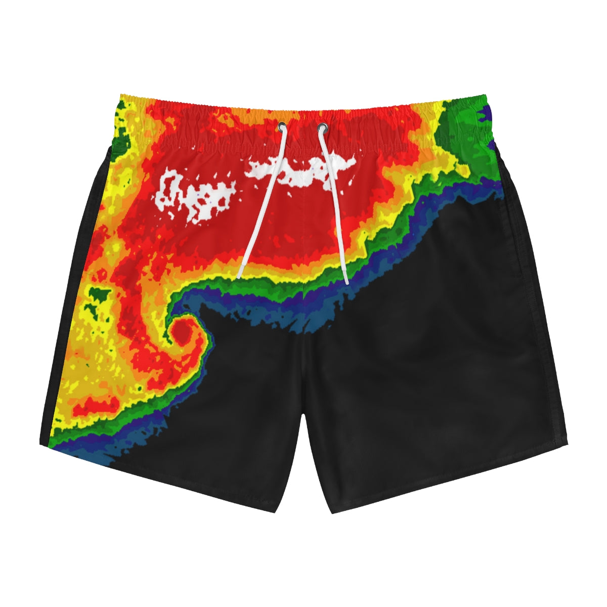 Radar Print Swim Trunks 