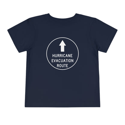 Hurricane Evacuation Route Toddler Tee