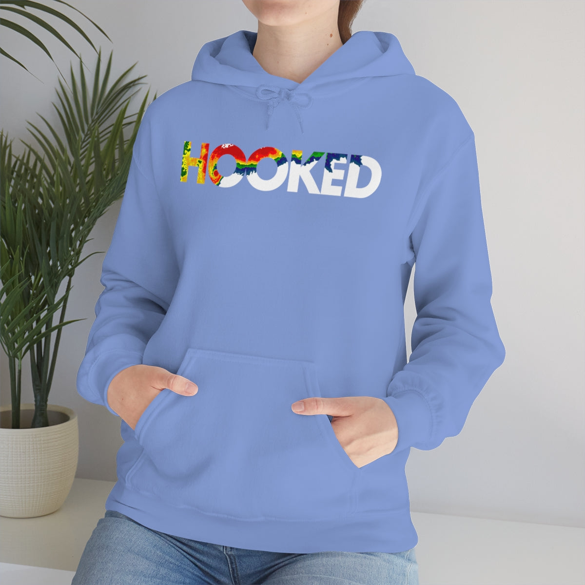 Sudadera con capucha enganchada  