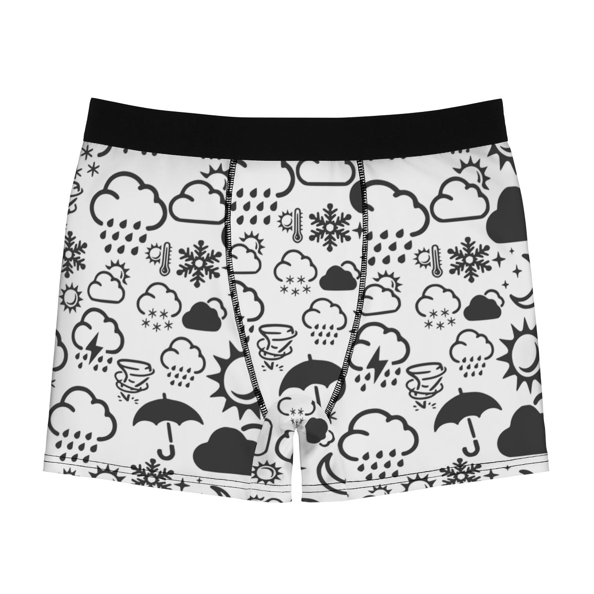 Wx Icon (White/Black) Boxer Briefs