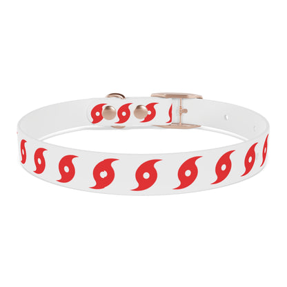 Hurricane Icon (Red) Dog Collar