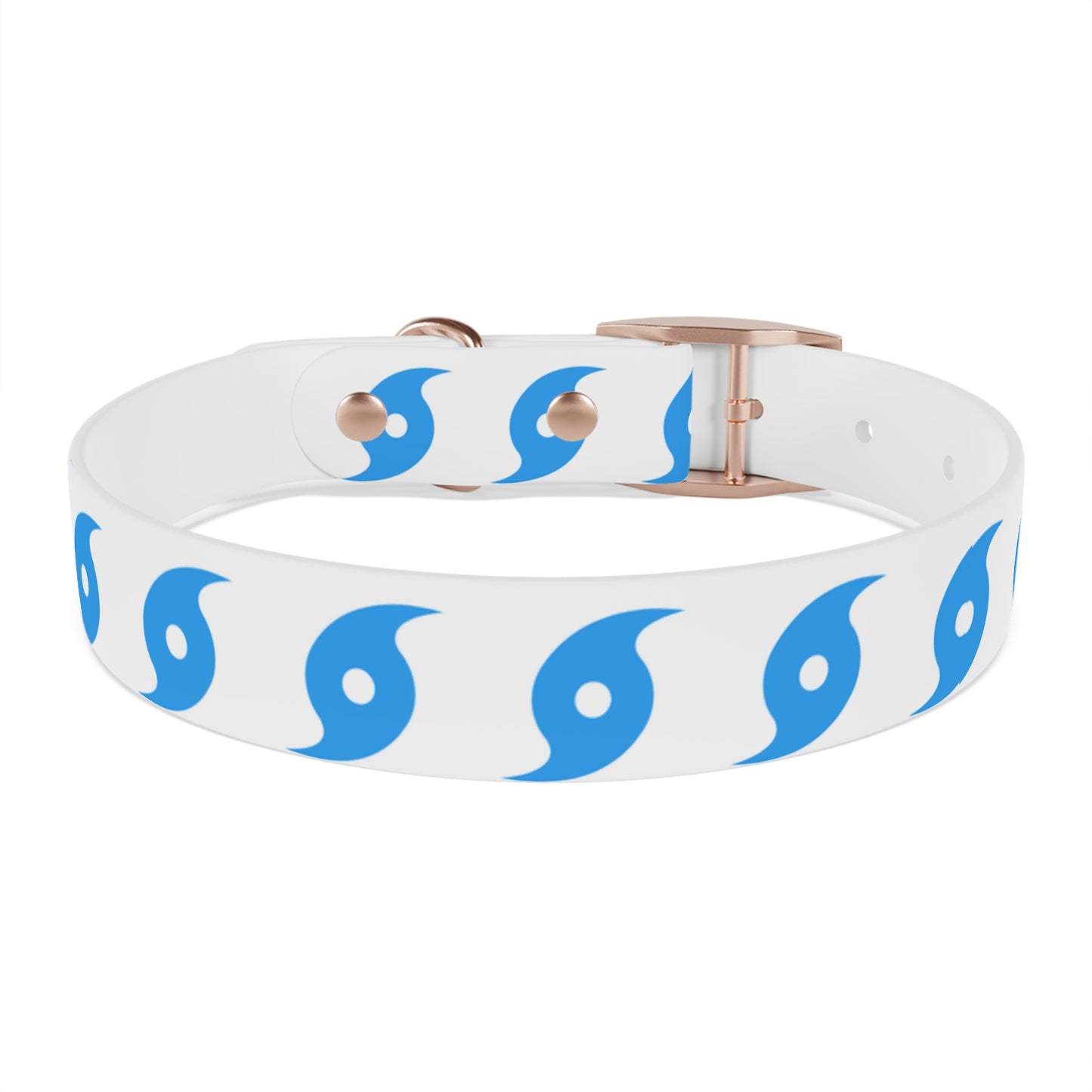 Hurricane Icon (Blue) Dog Collar