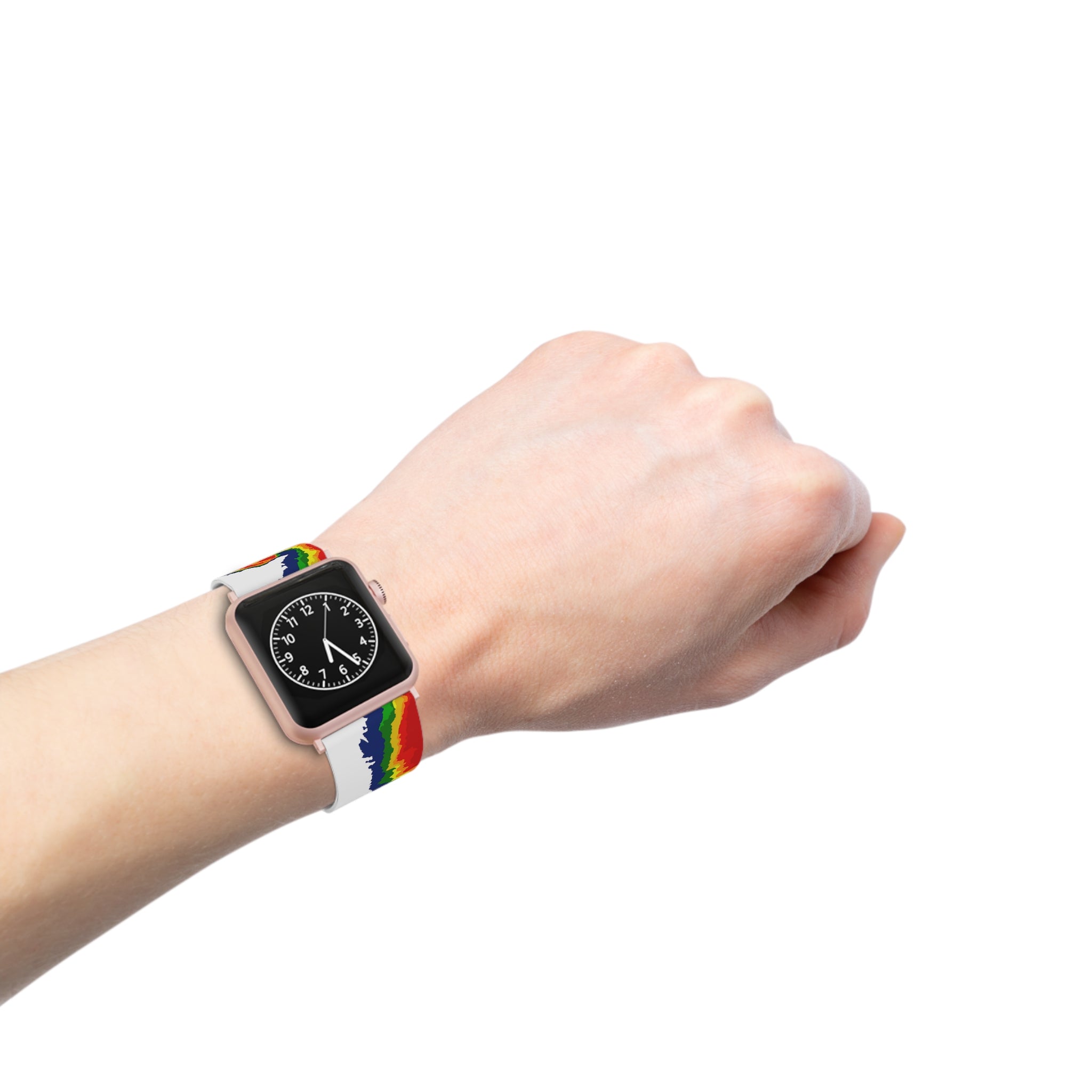 Radar Print (White) Watch Band for Apple Watch 