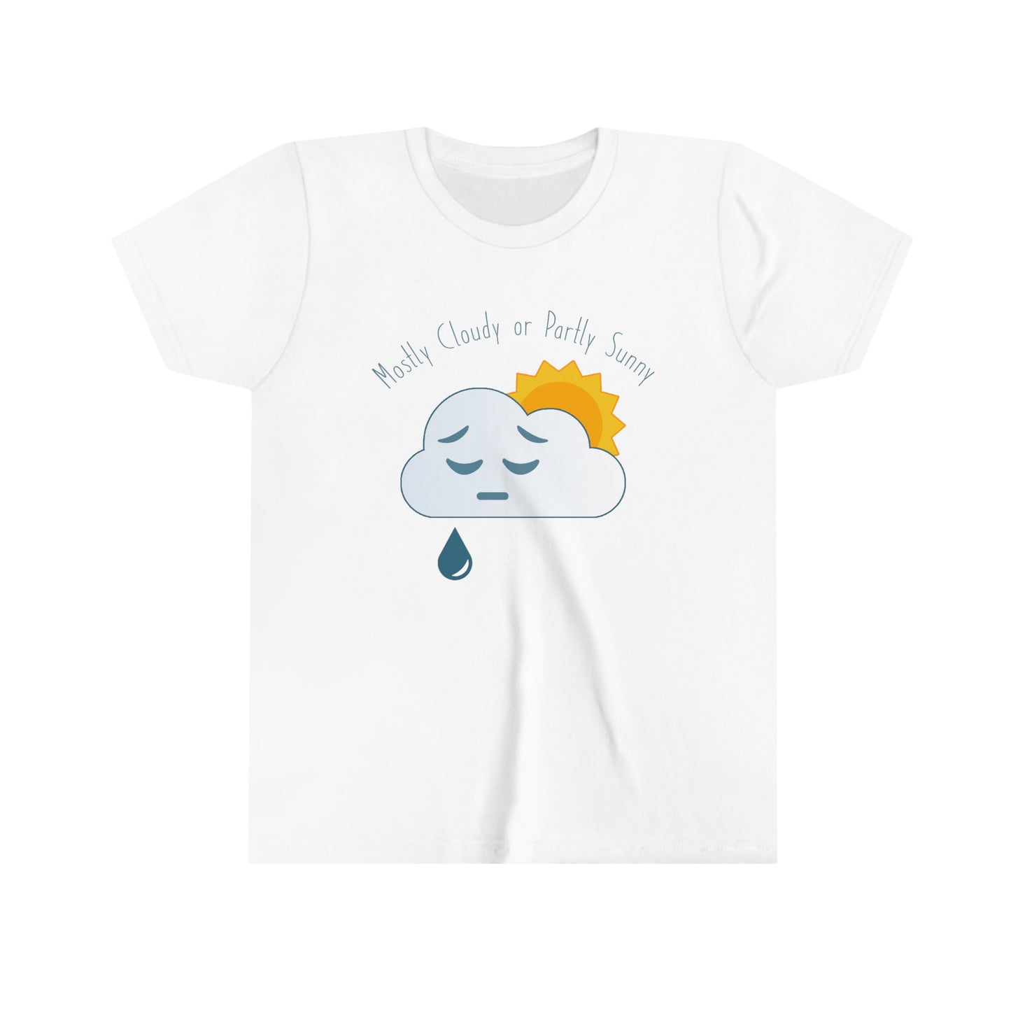 Mostly Cloudy Kids Tee