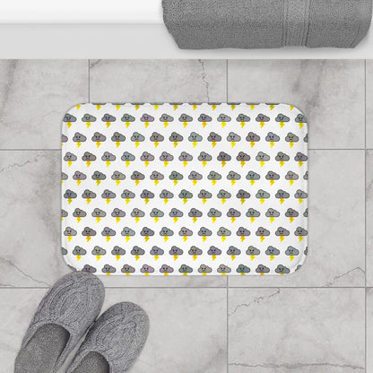 Lightning Emoji Bath Mat