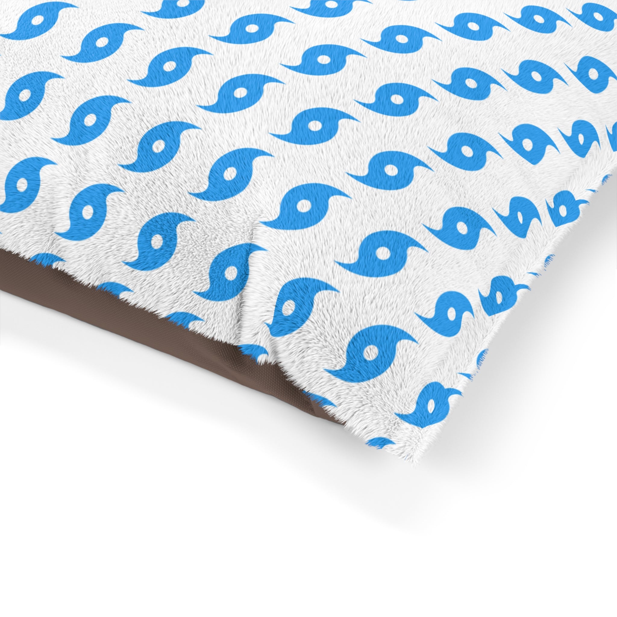 Hurricane Icon (White/Blue) Pet Bed 