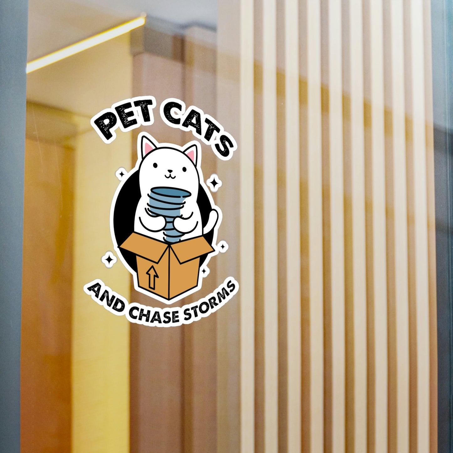 Pet Cats and Chase Storms Vinyl Decal