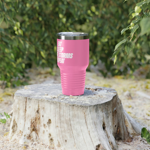 Eat, Sleep, Chase Storms, Repeat Tumbler, 30oz