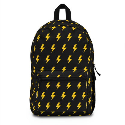 Lightning Icon (Black/Yellow) Backpack