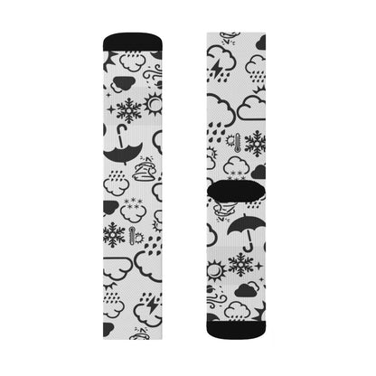 Calcetines Wx Icon (Blanco/Negro) 