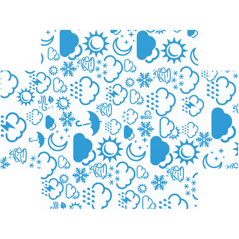 Wx Icon (White/Blue)Crib Sheet